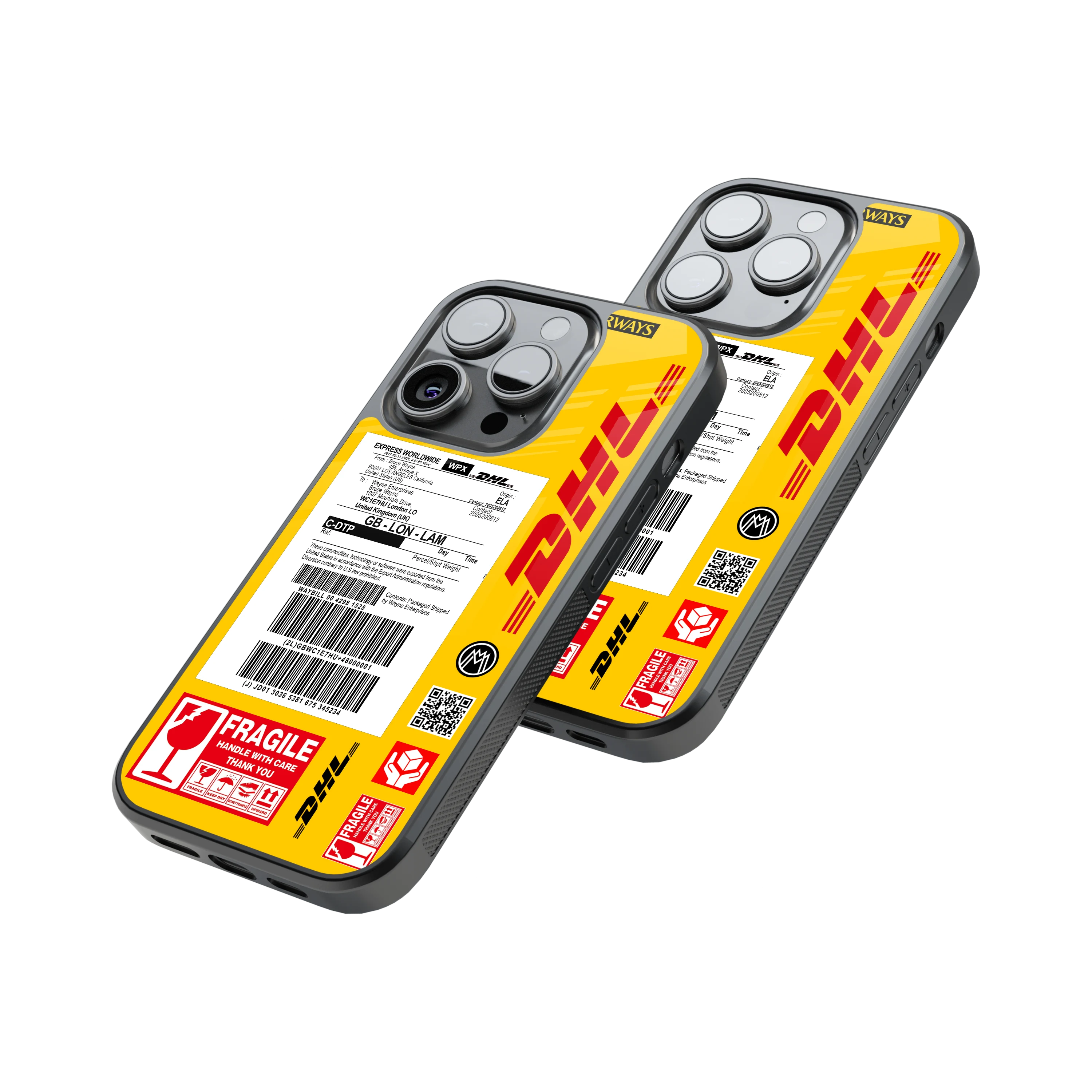 Protective Glass Back Phone Case Compatible with iPhone, Samsung, OnePlus, Pixel & More