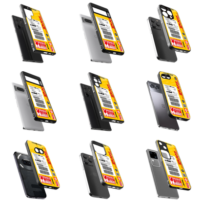 Durable Glass Back Mobile Case for iPhone, Samsung, OnePlus, Google Pixel, Redmi, Vivo, Oppo