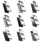 Durable Glass Back Mobile Case for iPhone, Samsung, OnePlus, Google Pixel, Redmi, Vivo, Oppo