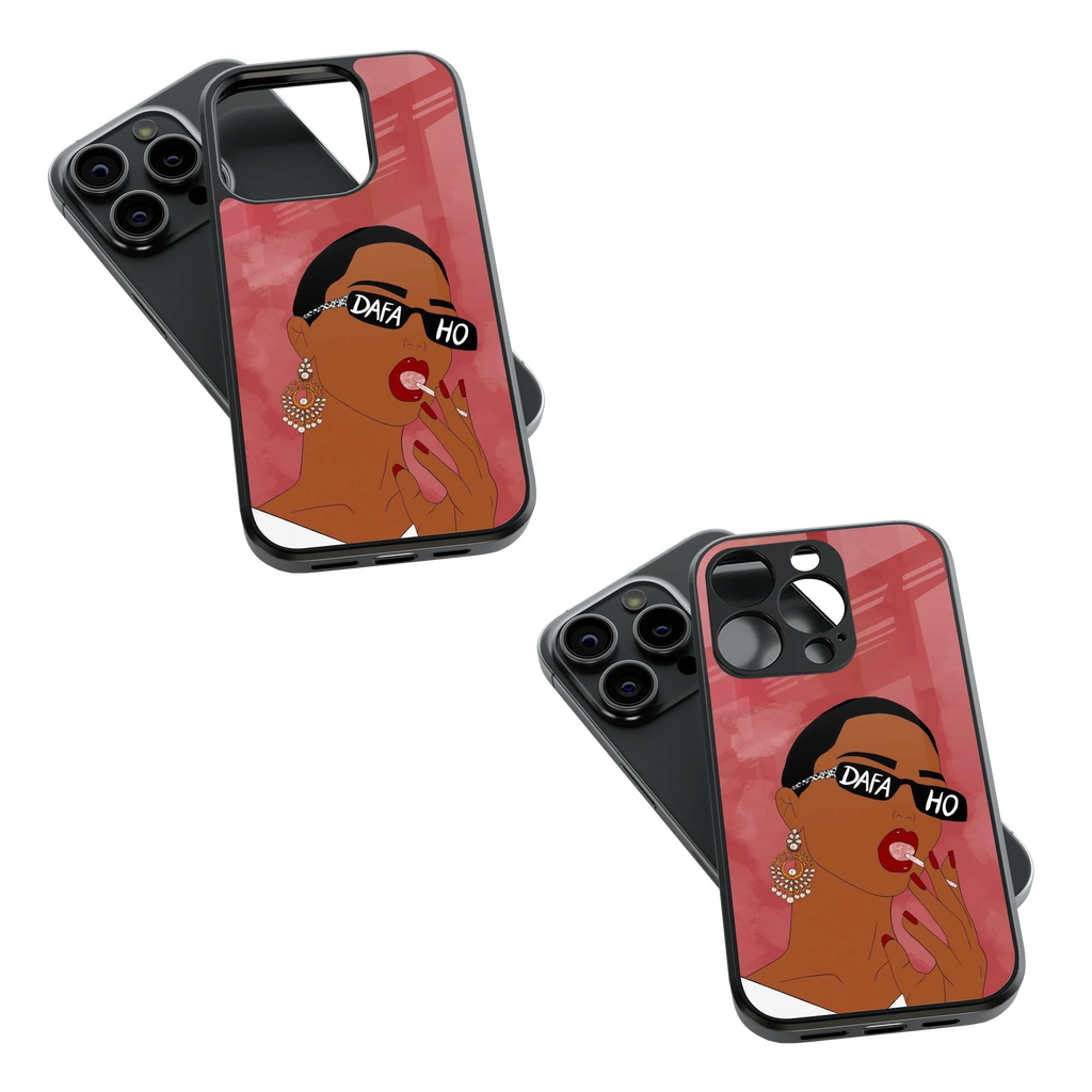 Trendy Glass Back Mobile Case for iPhone, Samsung, Redmi, OnePlus, Google Pixel, Motorola