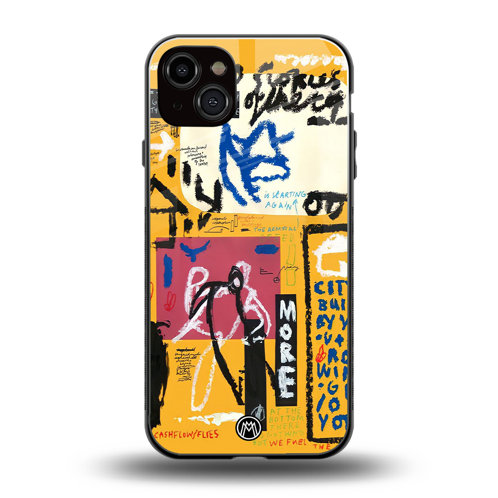 daily dose of motivation back phone cover | glass case for iphone 15 plus
