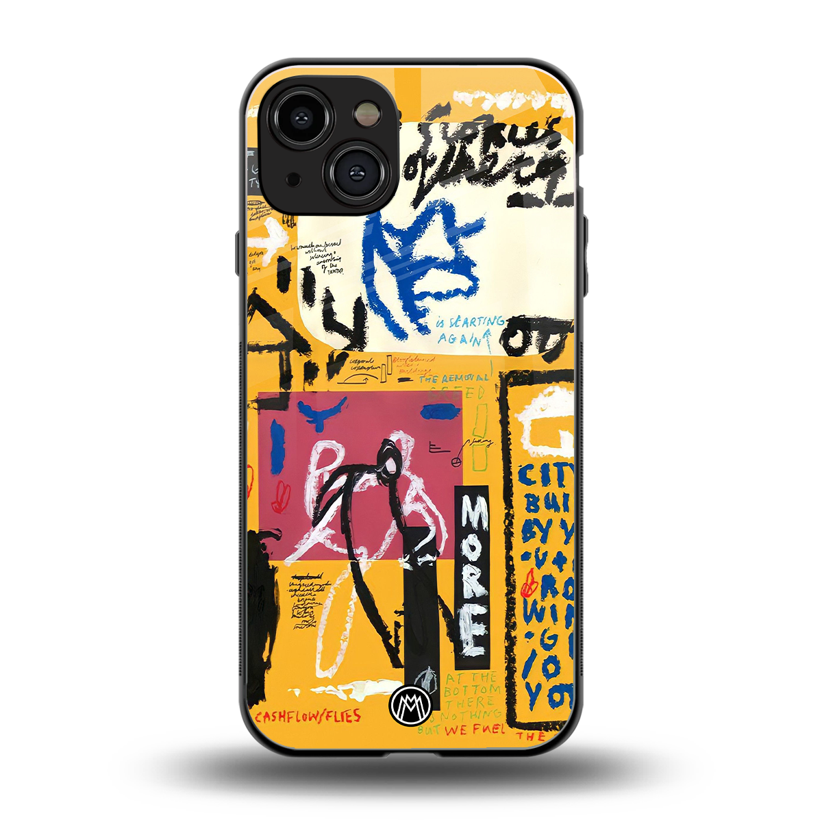 daily dose of motivation back phone cover | glass case for iphone 15