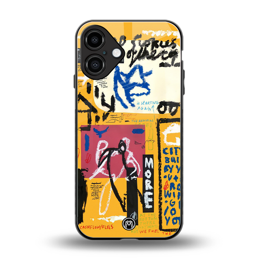 daily dose of motivation back phone cover | glass case for iphone 16 plus
