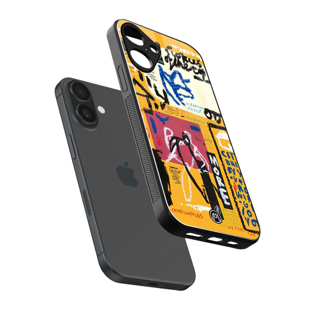 daily dose of motivation back phone cover | glass case for iphone 16 plus