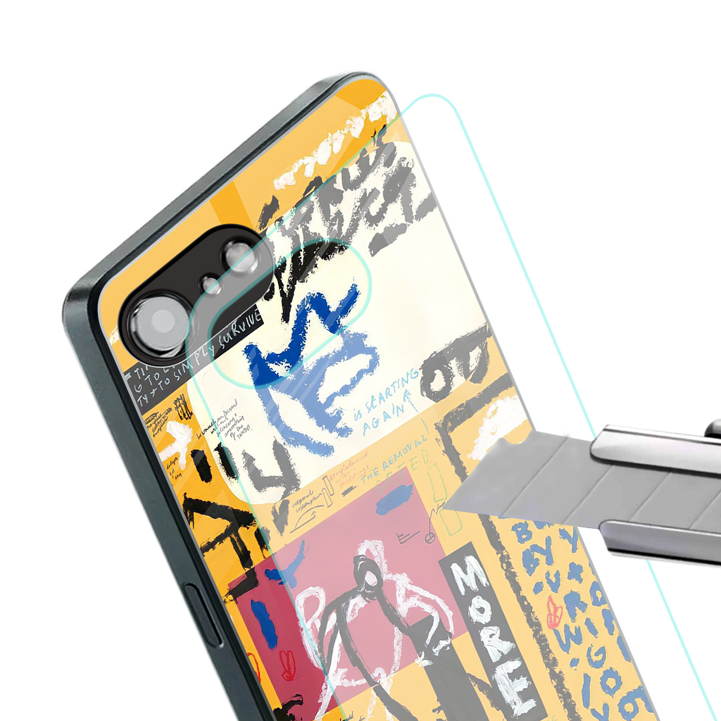 daily dose of motivation back phone cover | glass case for iphone 16e