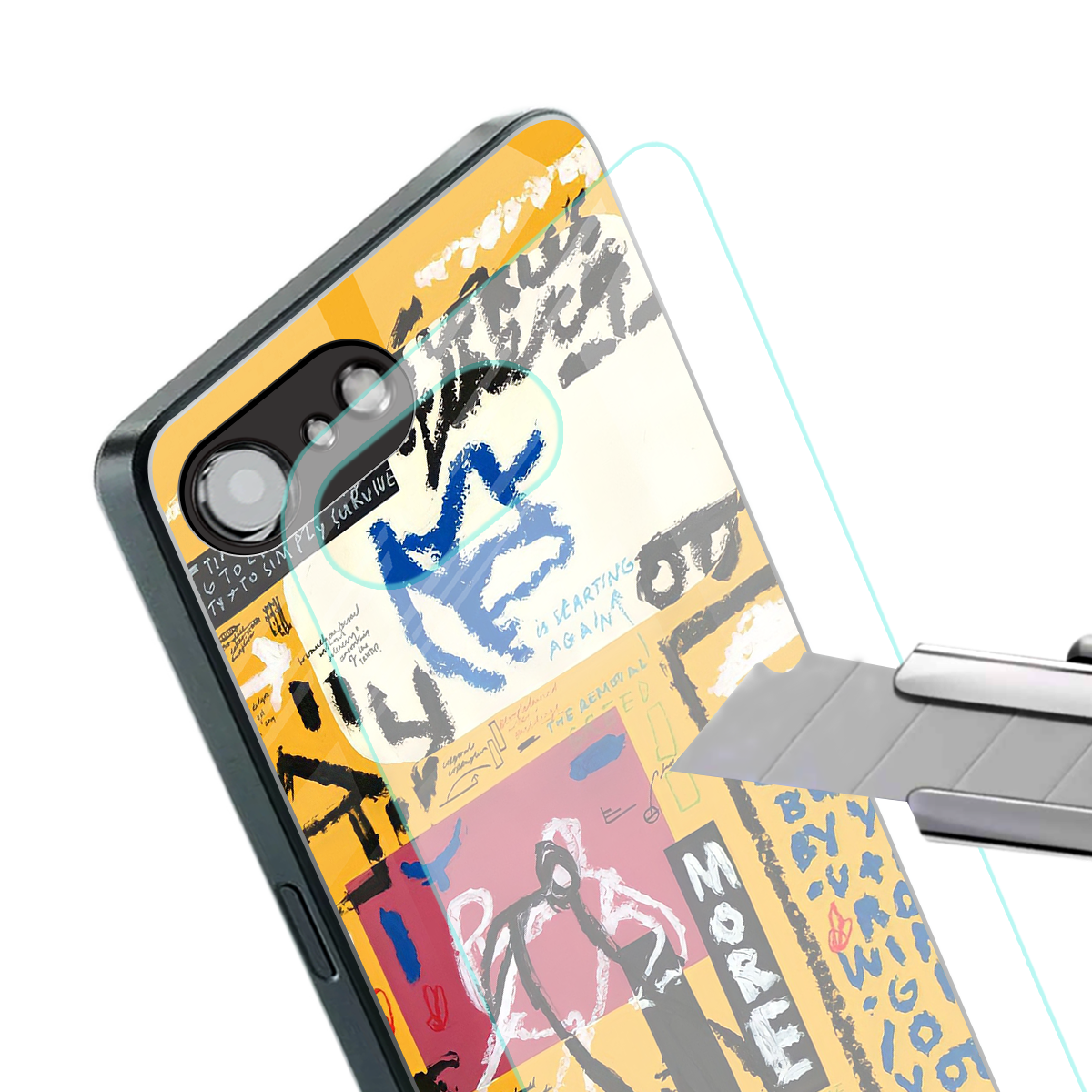 daily dose of motivation back phone cover | glass case for iphone 16e