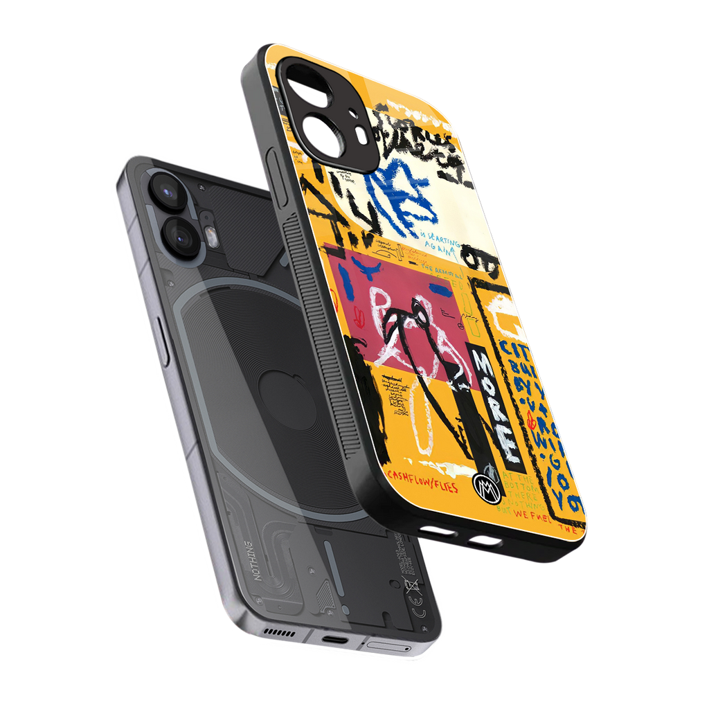 daily dose of motivation back phone cover | glass case for nothing phone 2
