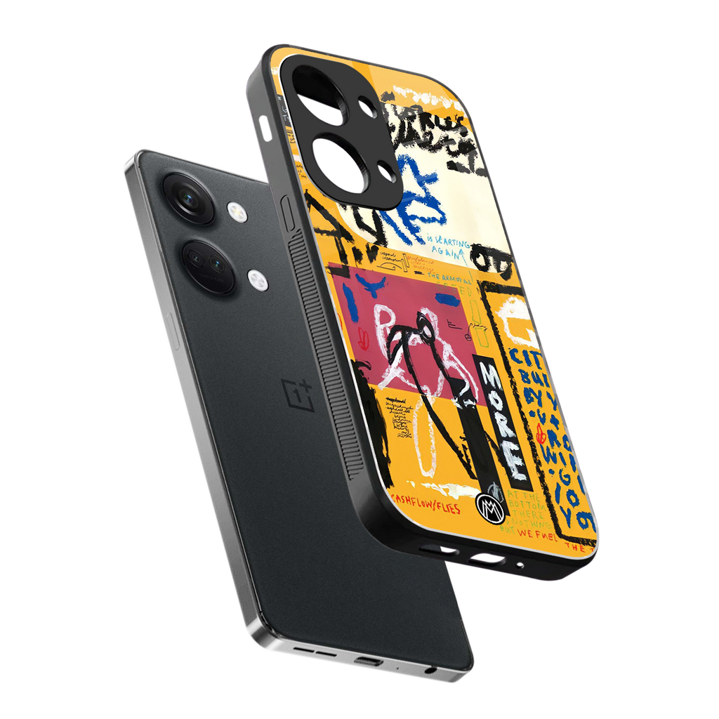 daily dose of motivation back phone cover | glass case for oneplus nord 3