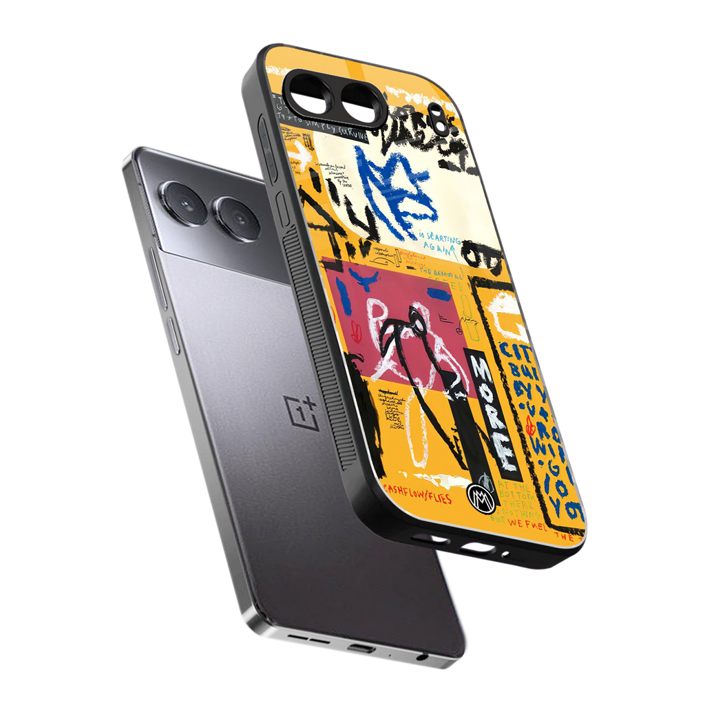 daily dose of motivation back phone cover | glass case for oneplus nord 4