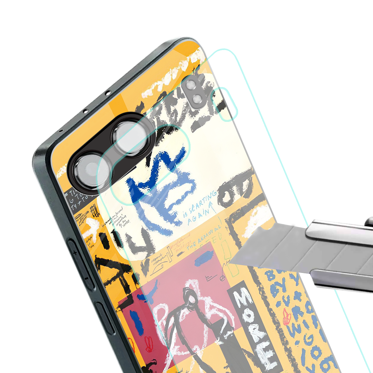 daily dose of motivation back phone cover | glass case for oneplus nord 4