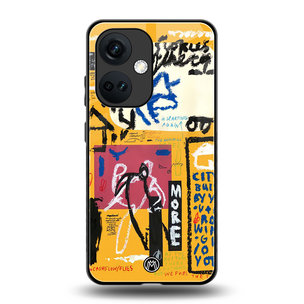 daily dose of motivation back phone cover | glass case for oneplus nord ce 3