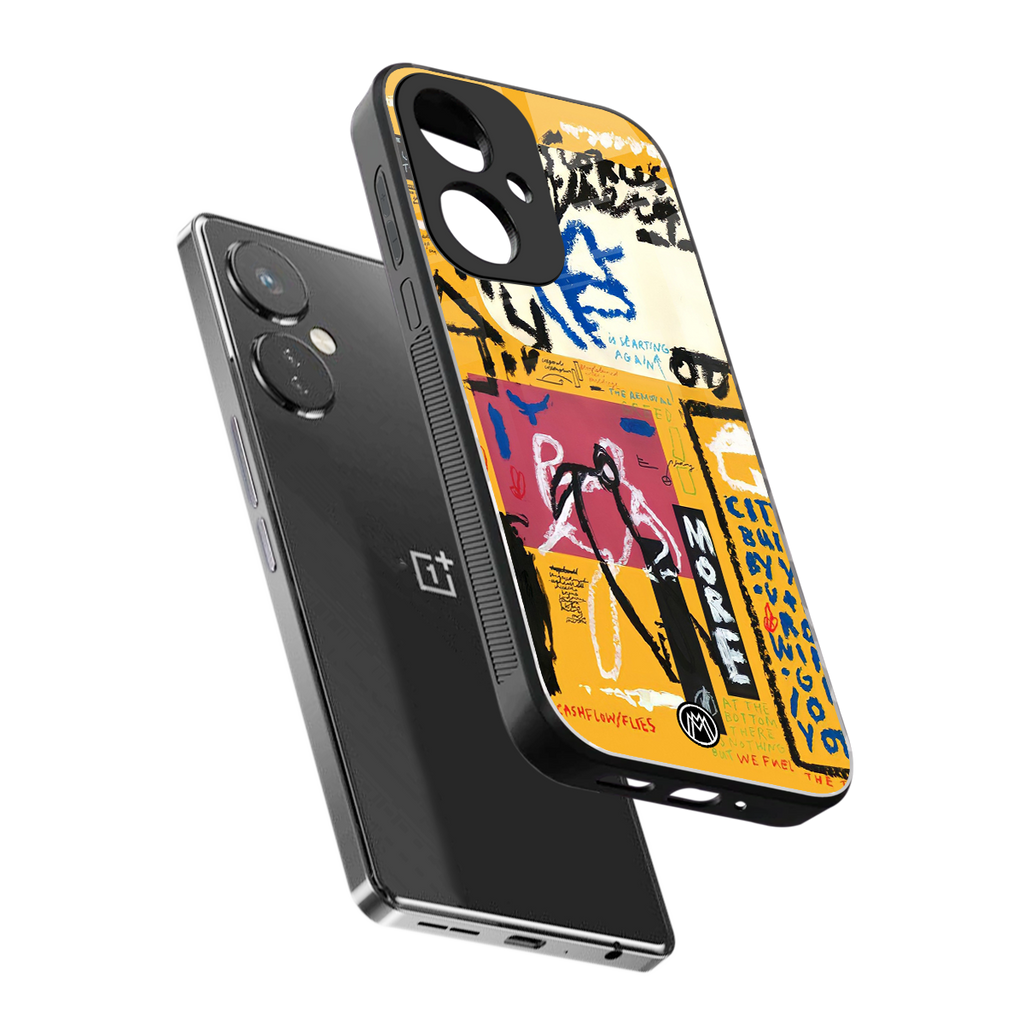 daily dose of motivation back phone cover | glass case for oneplus nord ce 3