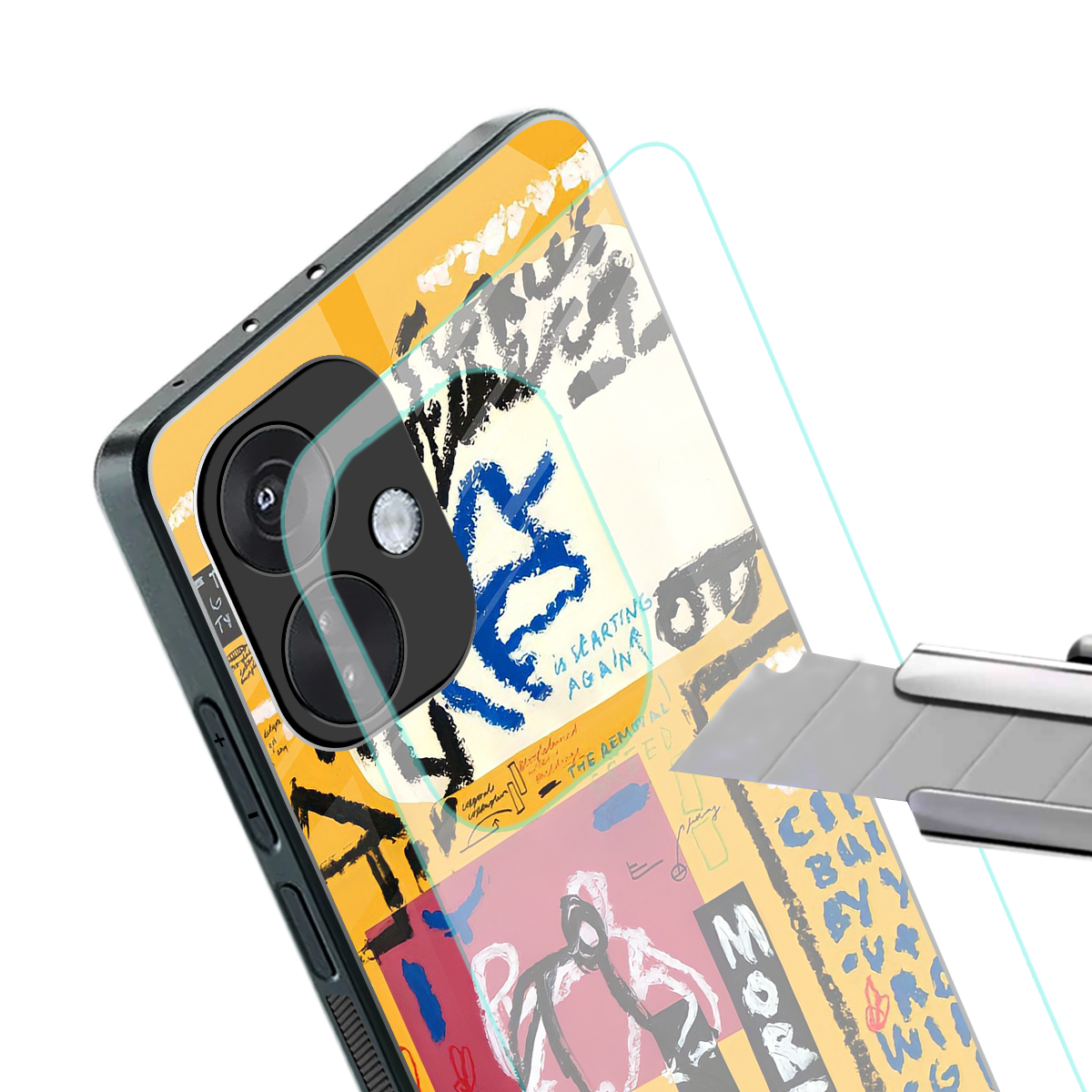 daily dose of motivation back phone cover | glass case for oneplus nord ce 3