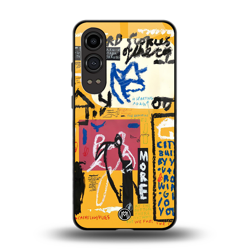 daily dose of motivation back phone cover | glass case for oneplus nord ce 4 lite