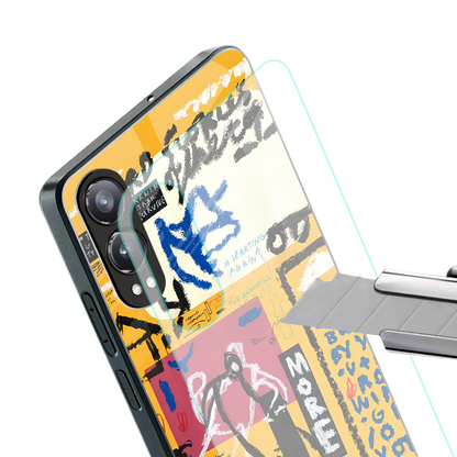daily dose of motivation back phone cover | glass case for oneplus nord ce 4 lite