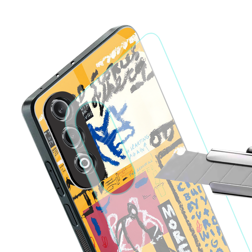 daily dose of motivation back phone cover | glass case for oneplus nord ce 4