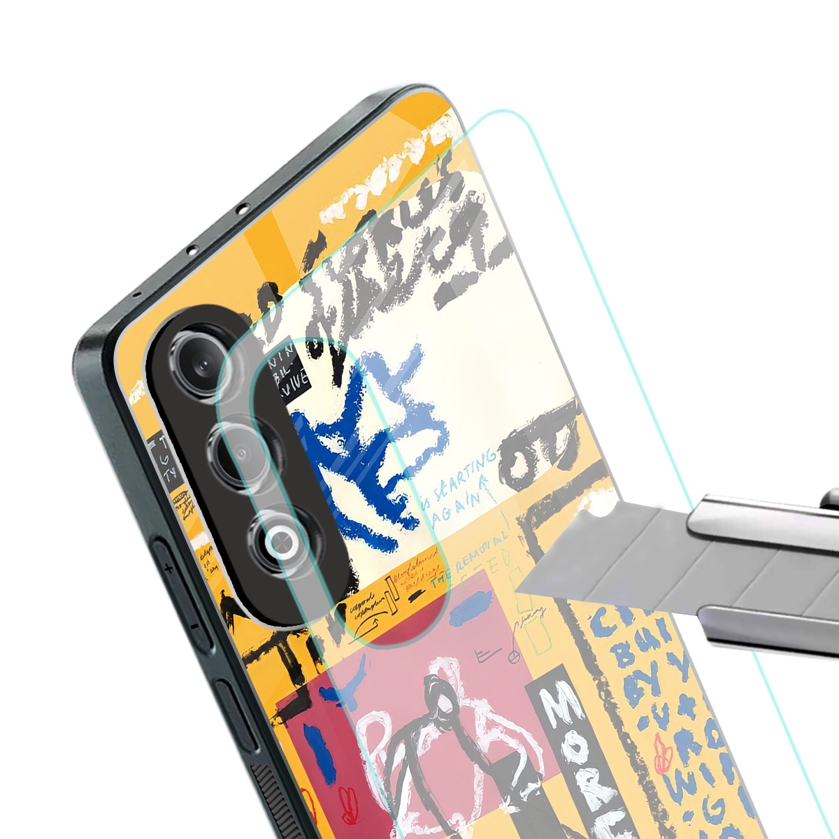 daily dose of motivation back phone cover | glass case for oneplus nord ce 4