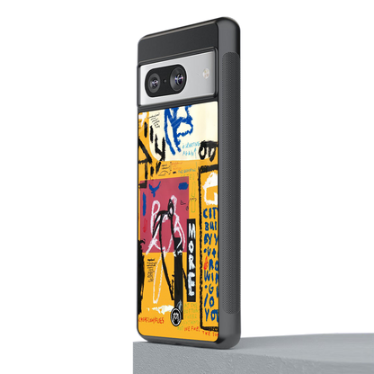 daily dose of motivation back phone cover | glass case for Google Pixel 8