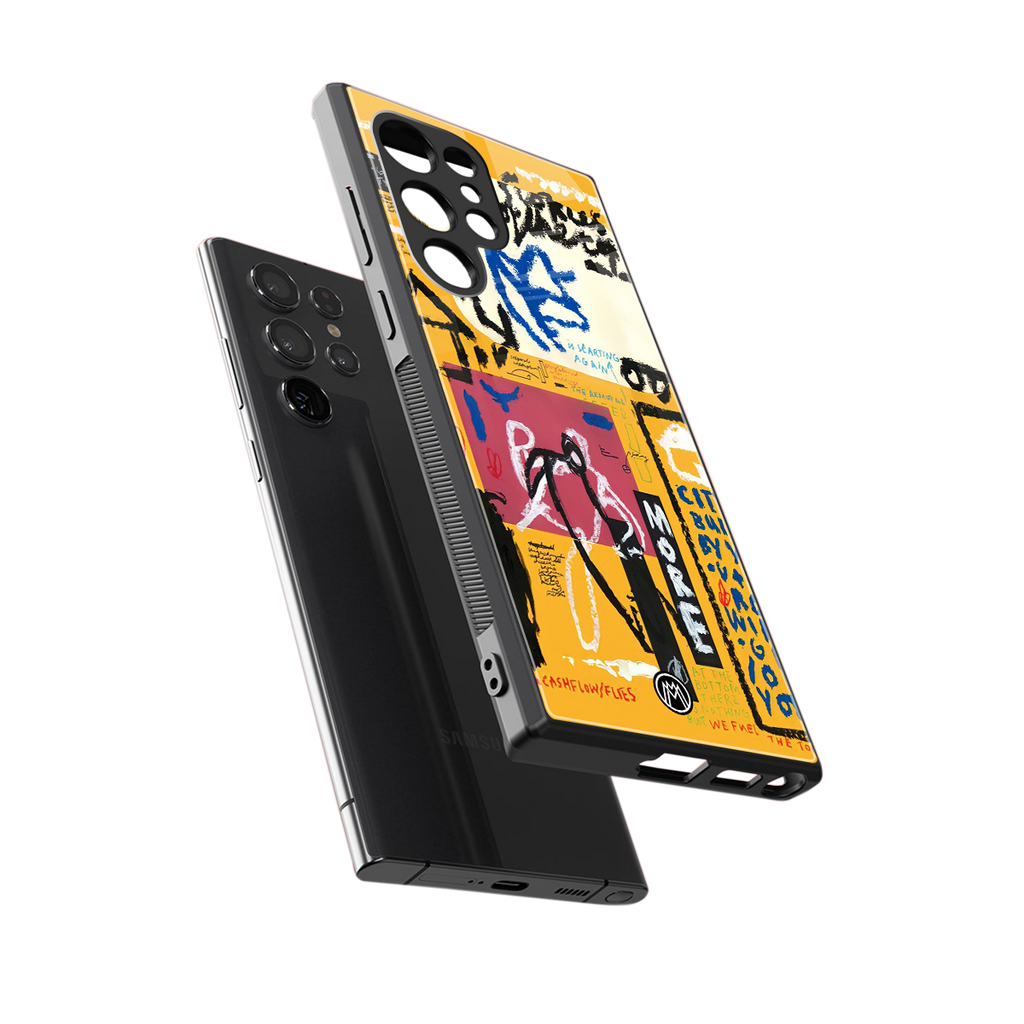 daily dose of motivation back phone cover | glass case for samsung galaxy s24 ultra