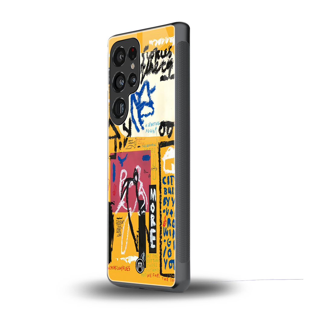 daily dose of motivation back phone cover | glass case for samsung galaxy s25 ultra