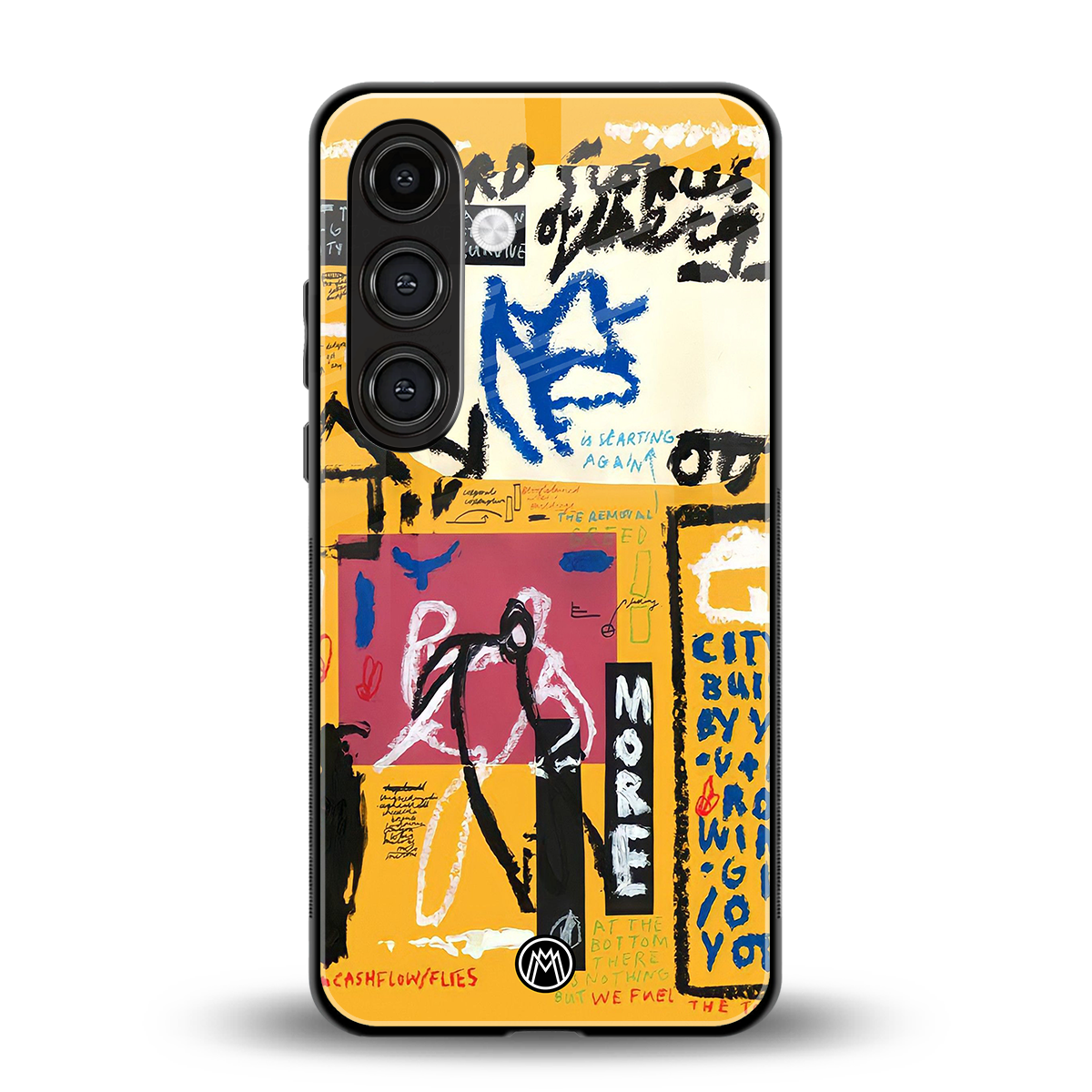 daily dose of motivation back phone cover | glass case for samsung galaxy s24 fe