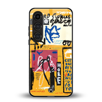 daily dose of motivation back phone cover | glass case for samsung galaxy s24 fe