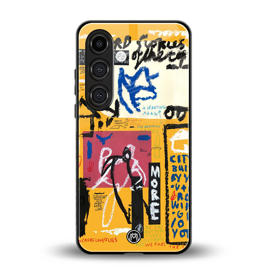 daily dose of motivation back phone cover | glass case for samsung galaxy s24 fe