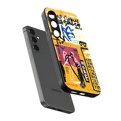 daily dose of motivation back phone cover | glass case for samsung galaxy s24 fe