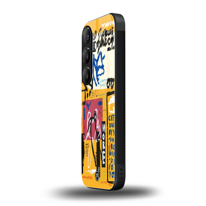 daily dose of motivation back phone cover | glass case for samsung galaxy s24 fe