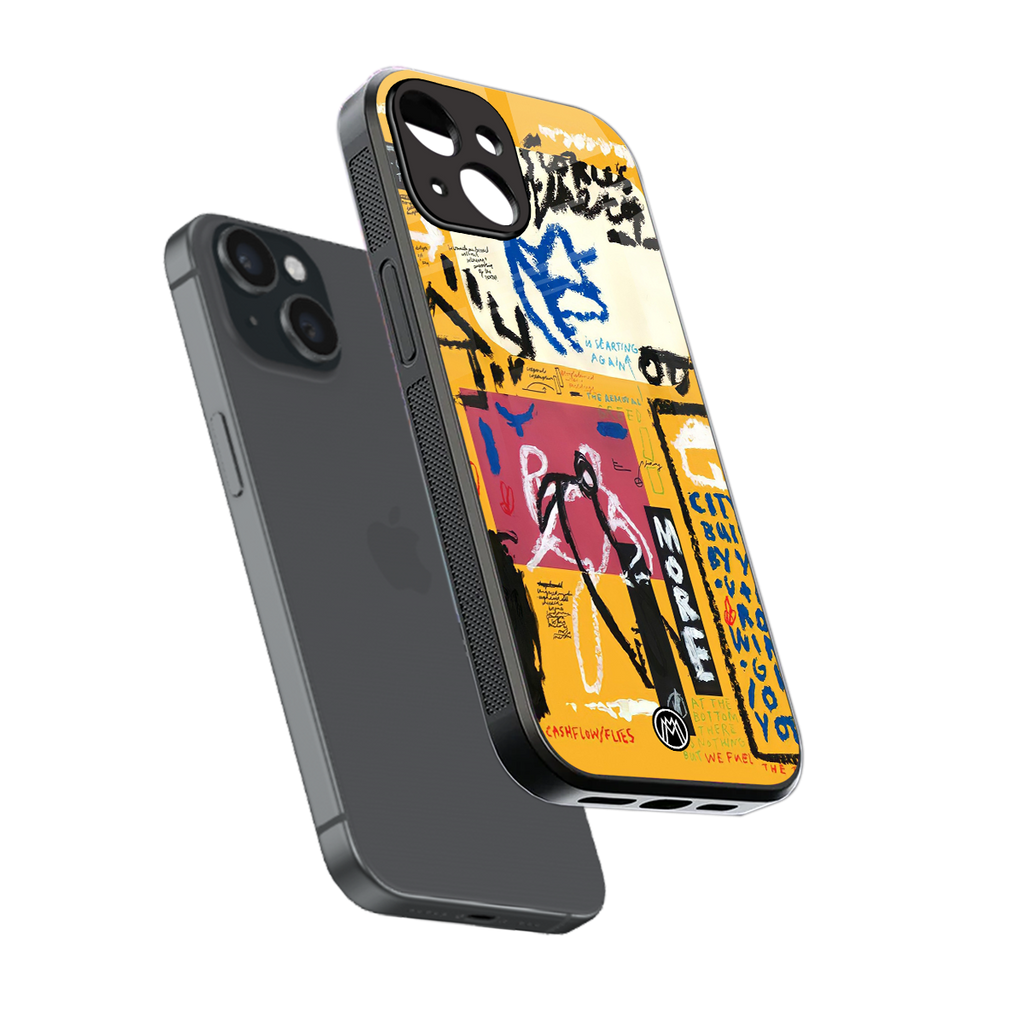 daily dose of motivation back phone cover | glass case for iphone 15