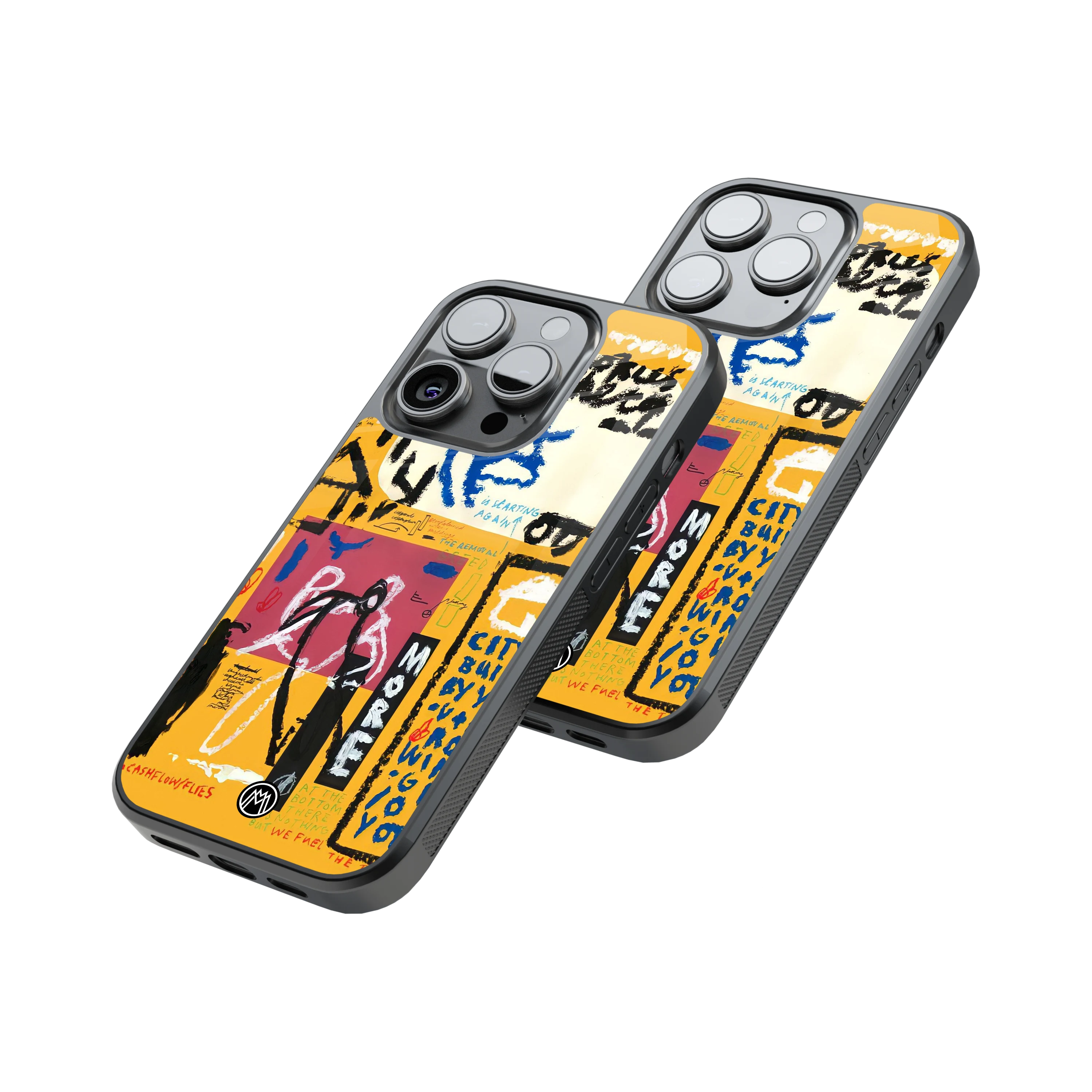 Protective Glass Back Phone Case Compatible with iPhone, Samsung, OnePlus, Pixel & More