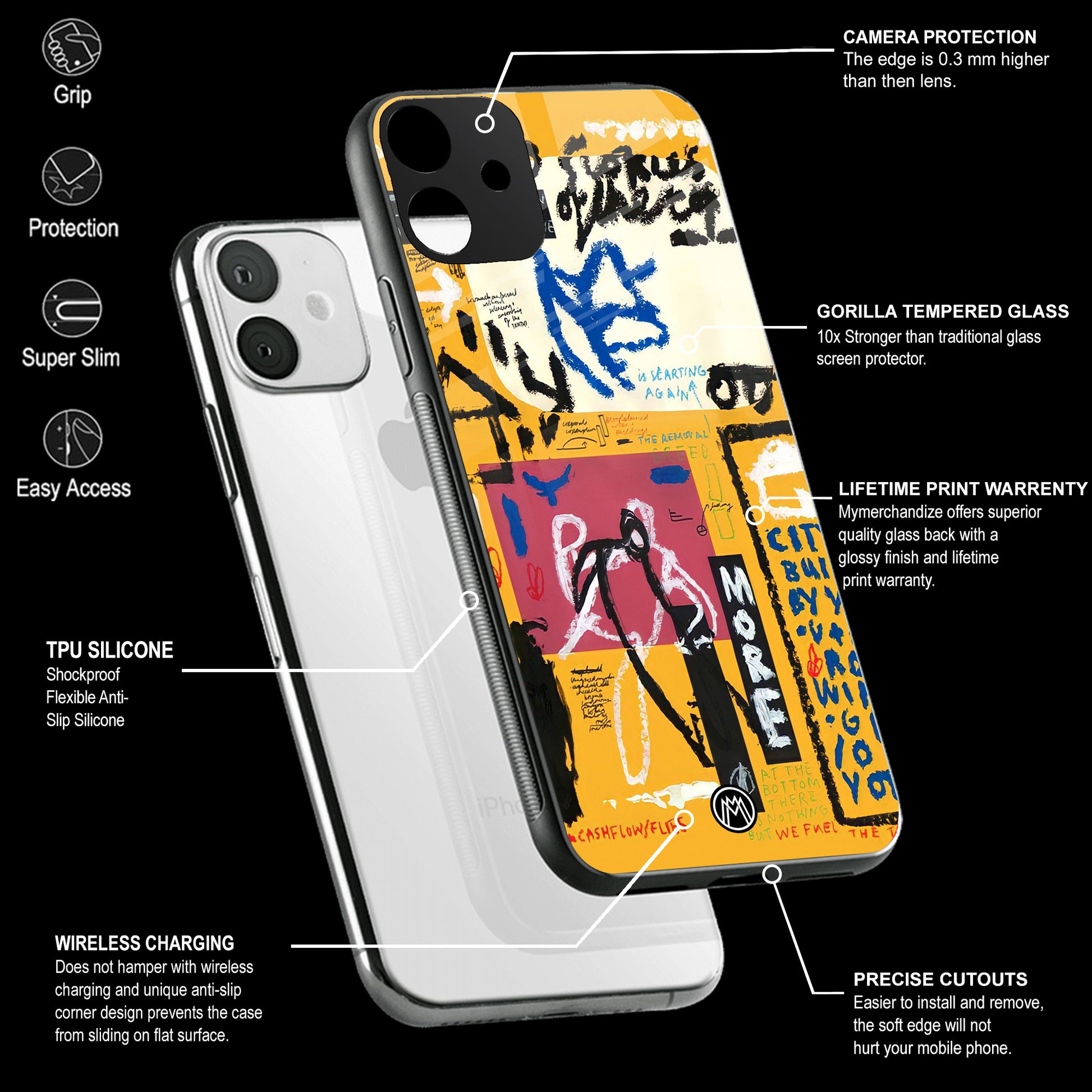 Mobile Phone Cover | Glass Back Case