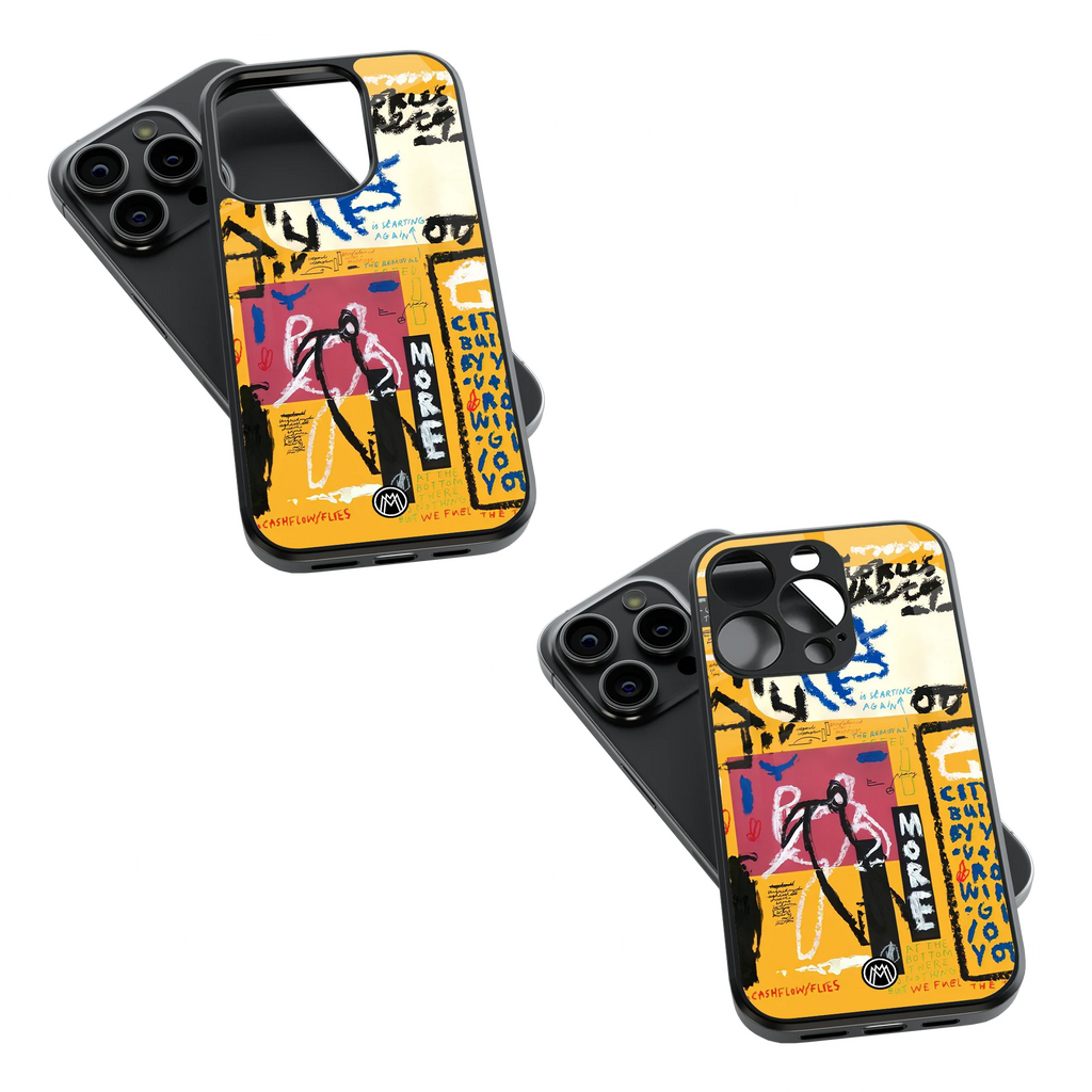 Trendy Glass Back Mobile Case for iPhone, Samsung, Redmi, OnePlus, Google Pixel, Motorola