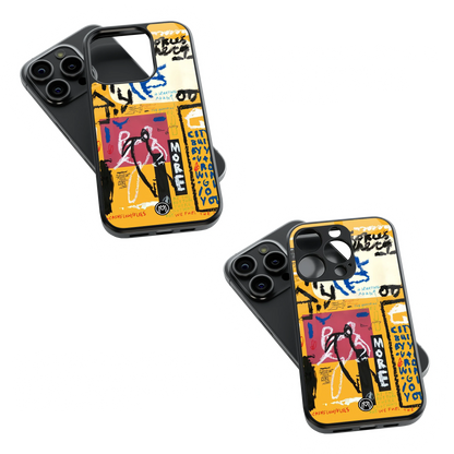 Trendy Glass Back Mobile Case for iPhone, Samsung, Redmi, OnePlus, Google Pixel, Motorola