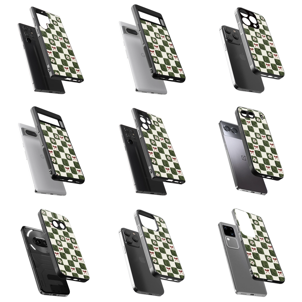 Durable Glass Back Mobile Case for iPhone, Samsung, OnePlus, Google Pixel, Redmi, Vivo, Oppo