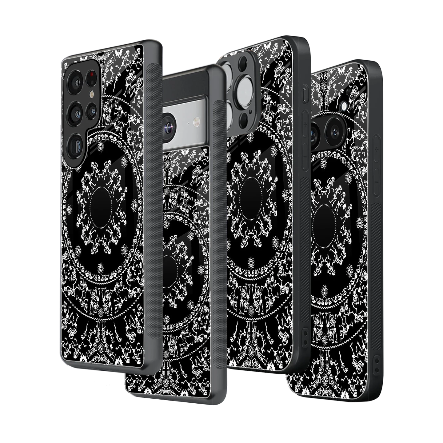 Stylish Glass Back Case for All Smartphones iPhone, Samsung, OnePlus, Pixel, Redmi, Oppo, Vivo, Motorola