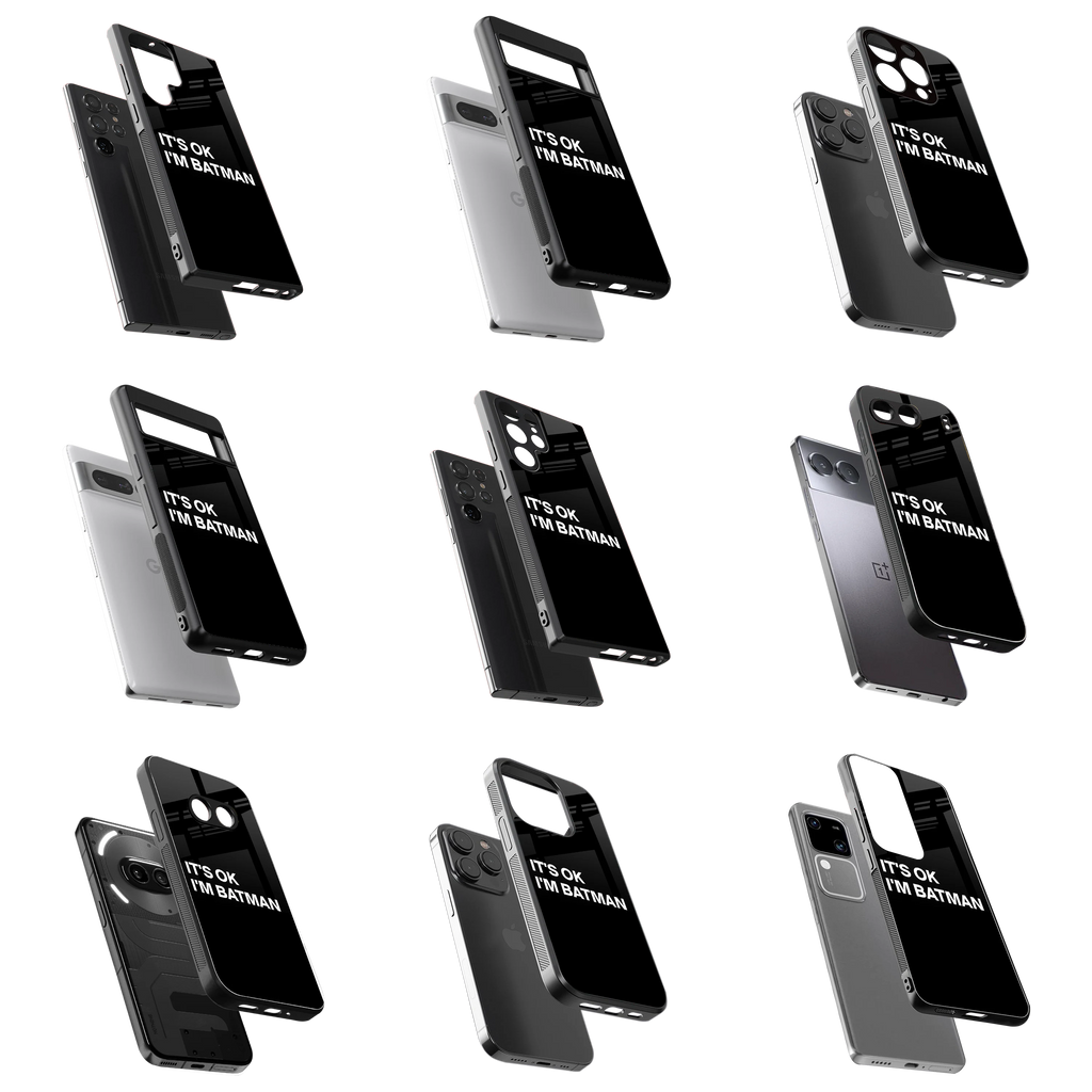 Durable Glass Back Mobile Case for iPhone, Samsung, OnePlus, Google Pixel, Redmi, Vivo, Oppo