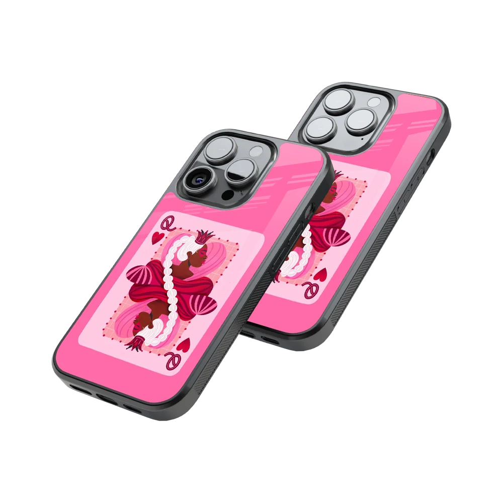 Protective Glass Back Phone Case Compatible with iPhone, Samsung, OnePlus, Pixel & More
