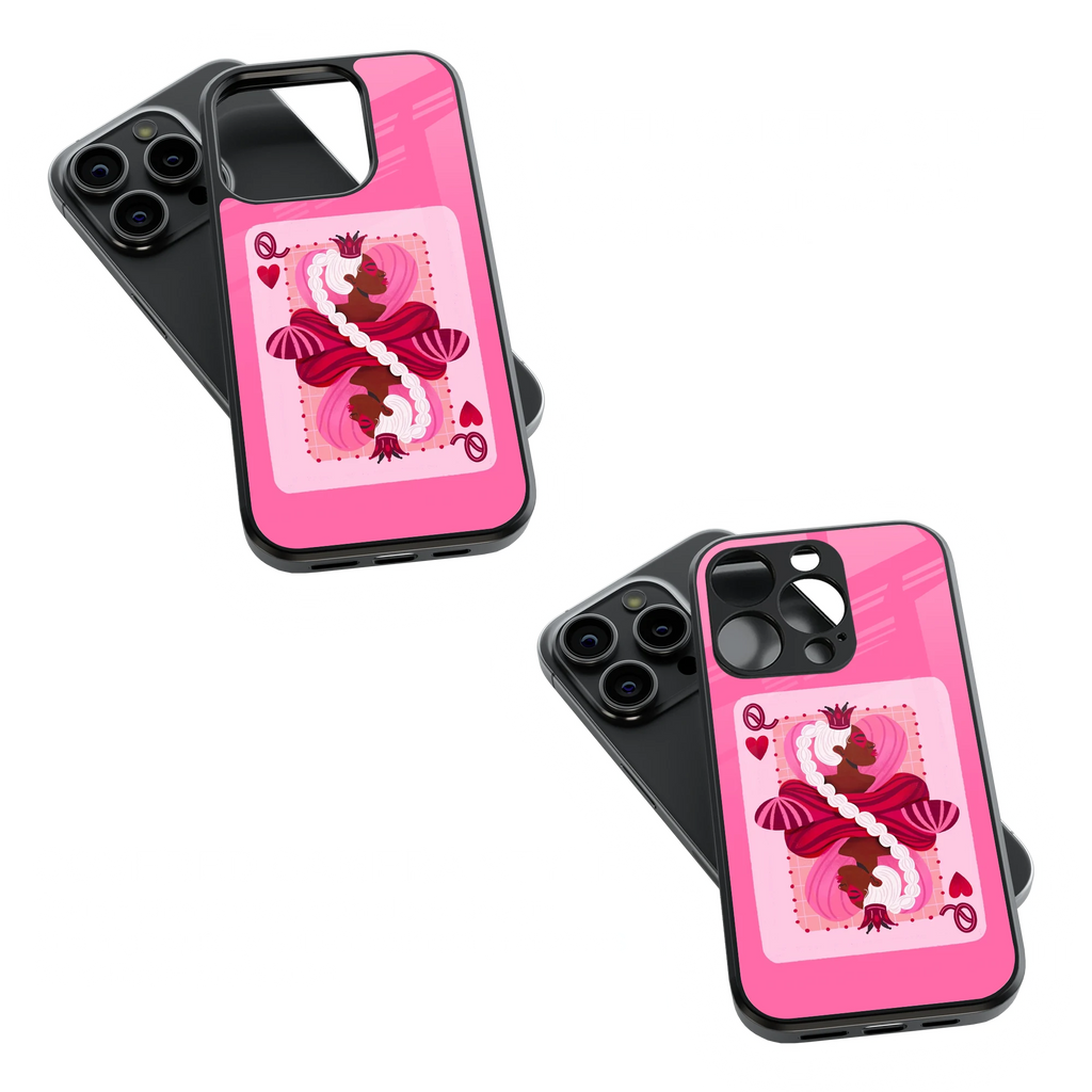 Trendy Glass Back Mobile Case for iPhone, Samsung, Redmi, OnePlus, Google Pixel, Motorola