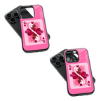 Trendy Glass Back Mobile Case for iPhone, Samsung, Redmi, OnePlus, Google Pixel, Motorola