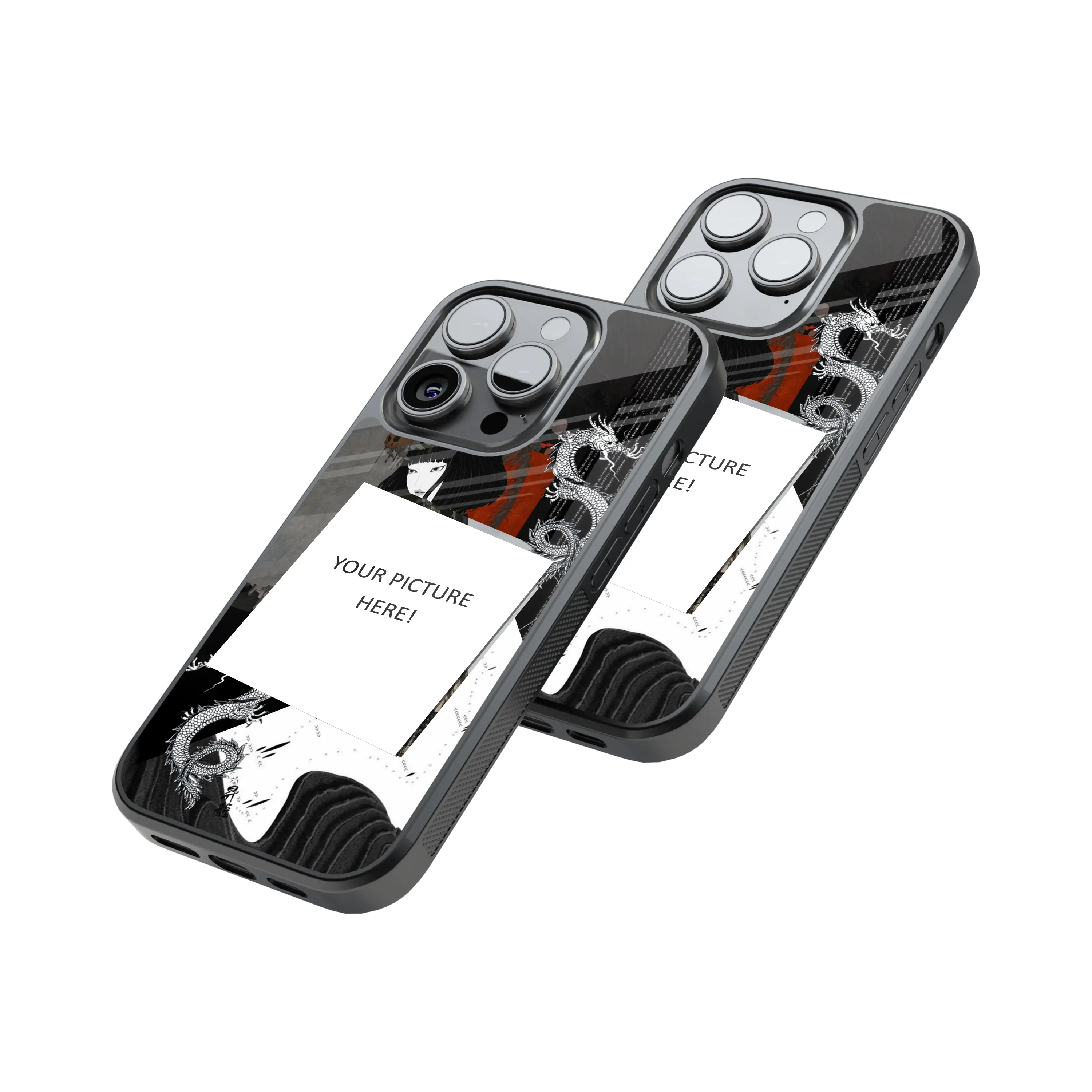 Polaroid Personalised Glass Phone Case