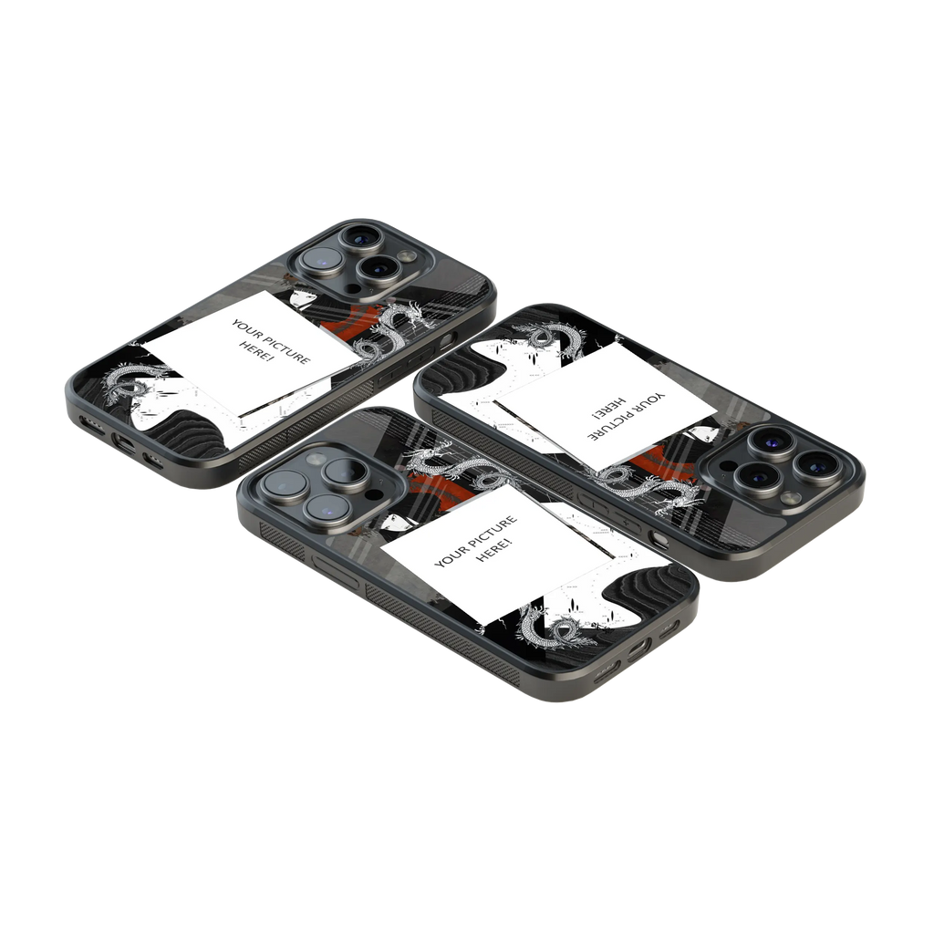 Polaroid Personalised Glass Phone Case