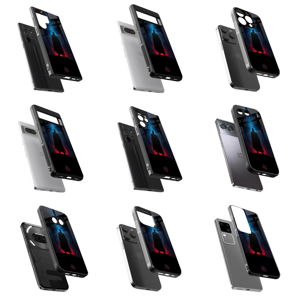 Durable Glass Back Mobile Case for iPhone, Samsung, OnePlus, Google Pixel, Redmi, Vivo, Oppo