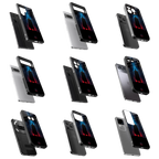 Durable Glass Back Mobile Case for iPhone, Samsung, OnePlus, Google Pixel, Redmi, Vivo, Oppo