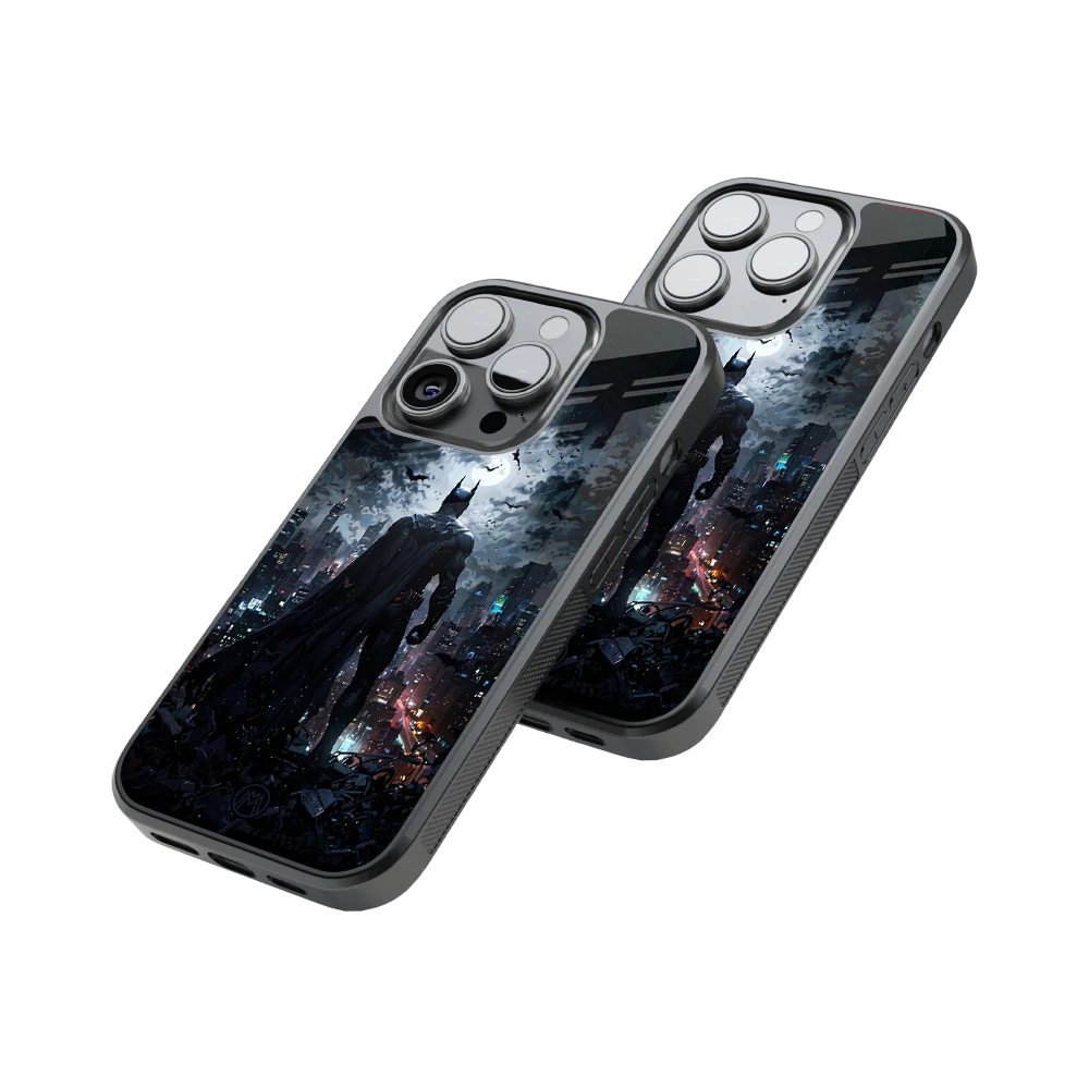 Protective Glass Back Phone Case Compatible with iPhone, Samsung, OnePlus, Pixel & More