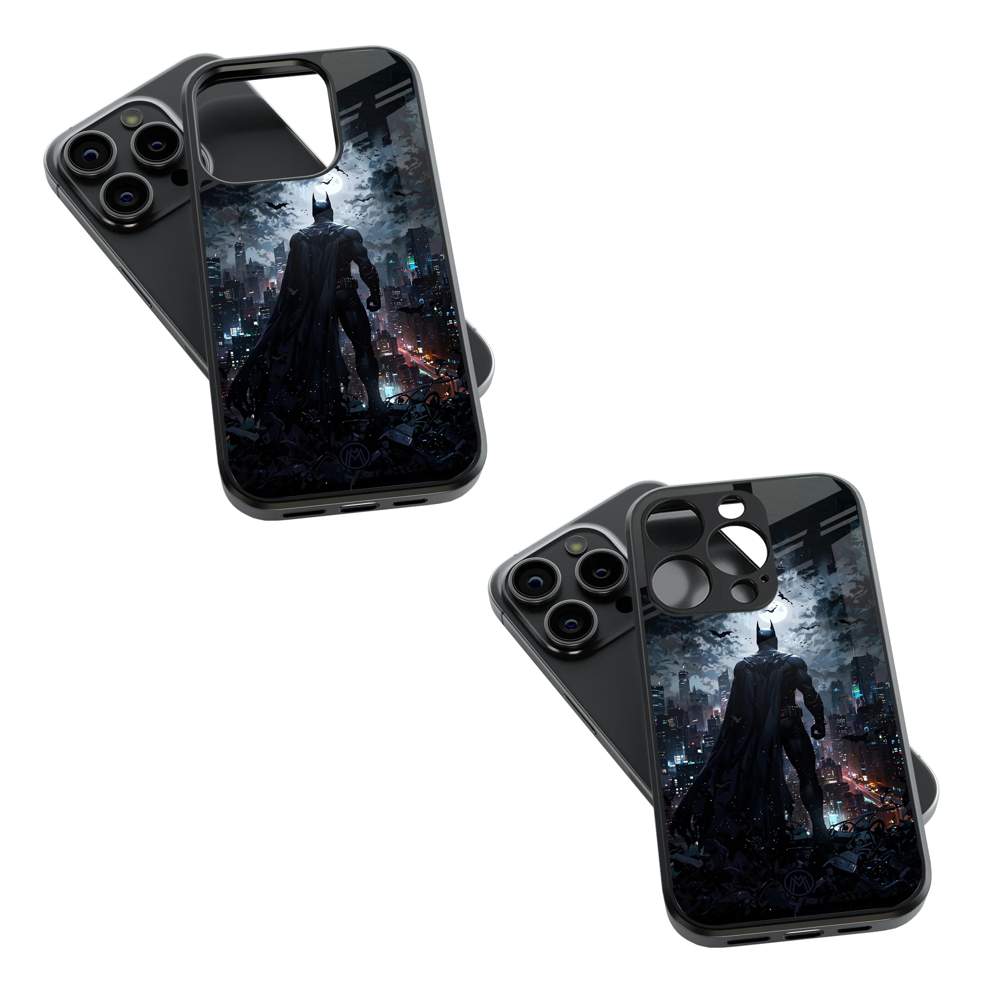 Trendy Glass Back Mobile Case for iPhone, Samsung, Redmi, OnePlus, Google Pixel, Motorola