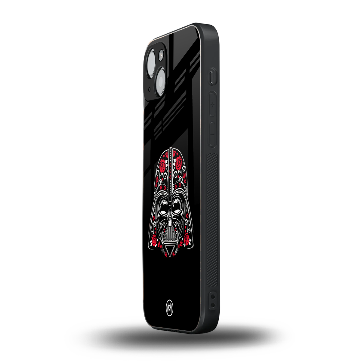 darth vader back phone cover | glass case for iphone 15 plus