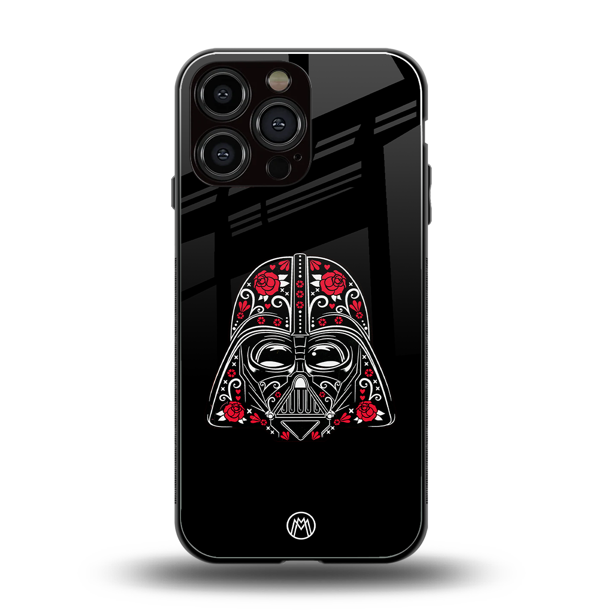 darth vader back phone cover | glass case for iphone 14 pro max