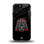 darth vader back phone cover | glass case for iphone 15 pro max