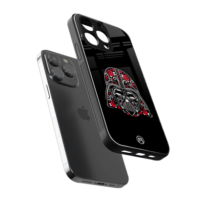 darth vader back phone cover | glass case for iphone 14 pro max